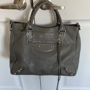Balenciaga Velo Metallic Edge Crossbody